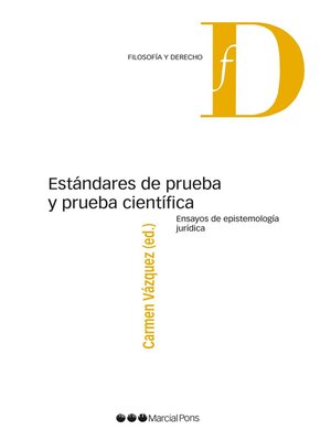 cover image of Estándares de prueba y prueba científica.